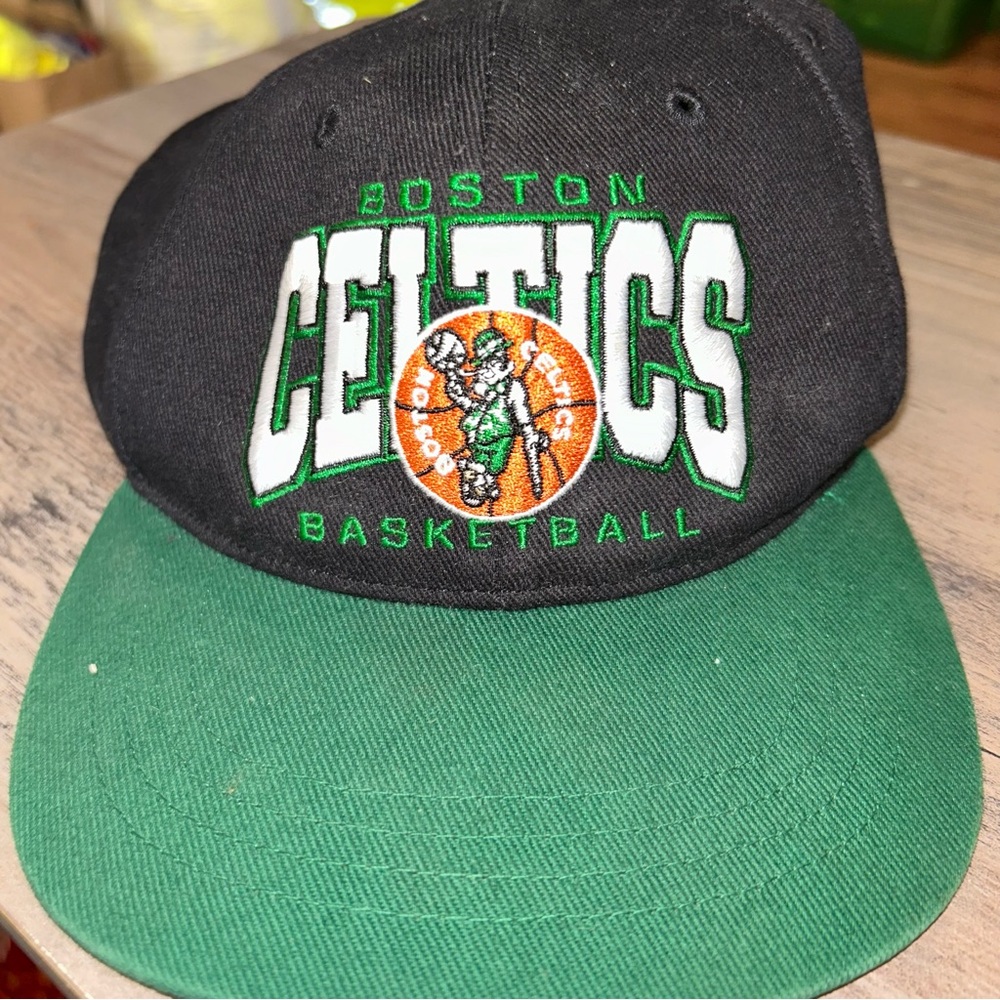 Boston Celtics Black and Green Cap